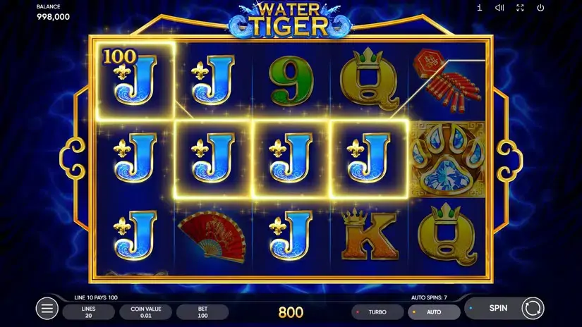 Water Tiger slot screenshot 5