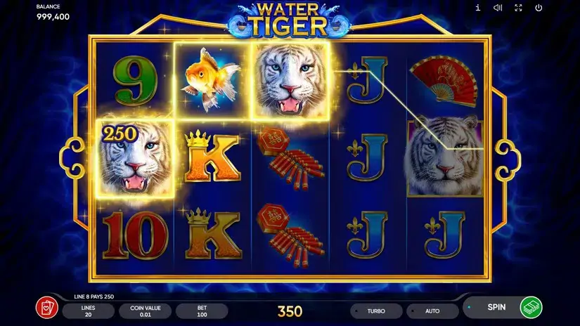 Water Tiger slot screenshot 3