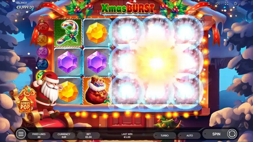 Xmas Burst slot screenshot 2