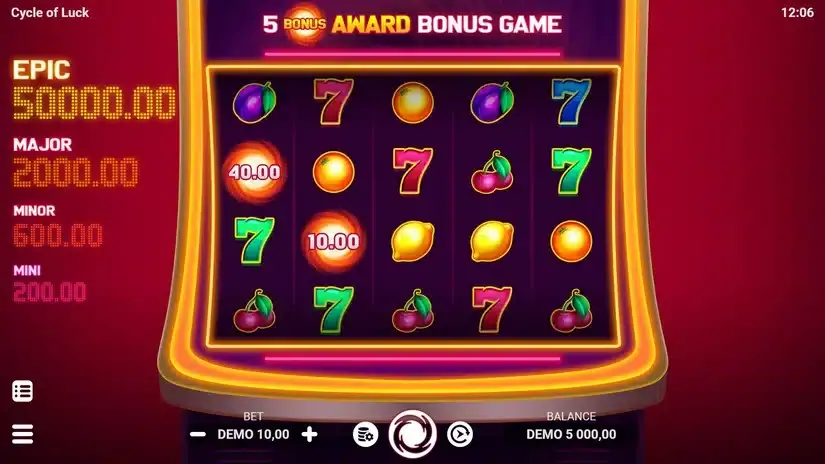 Cycle of Luck slot screenshot 1