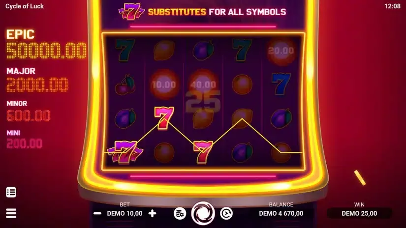 Cycle of Luck slot screenshot 4