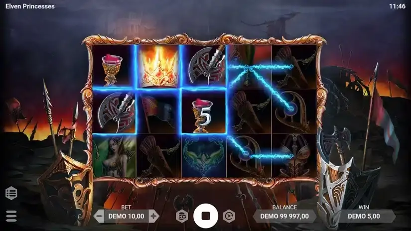 Elven Princesses slot screenshot 3