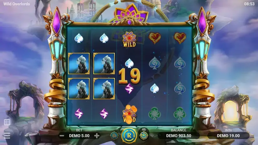 Wild Overlords slot screenshot 4