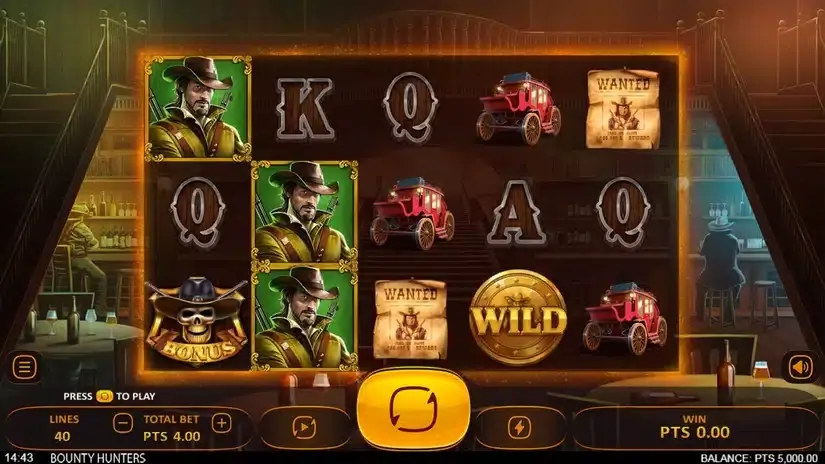 Bounty Hunters (Expanse Studio) slot screenshot 1