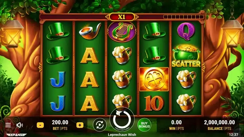 Leprechaun Wish slot screenshot 1