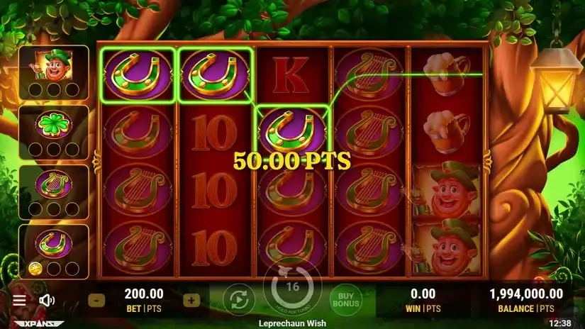 Leprechaun Wish slot screenshot 2