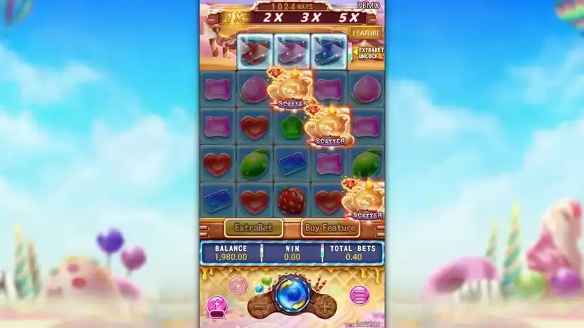 Sugar Bang Bang slot screenshot 2