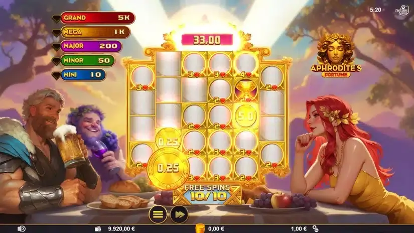 Aphrodite’s Fortune slot screenshot 6
