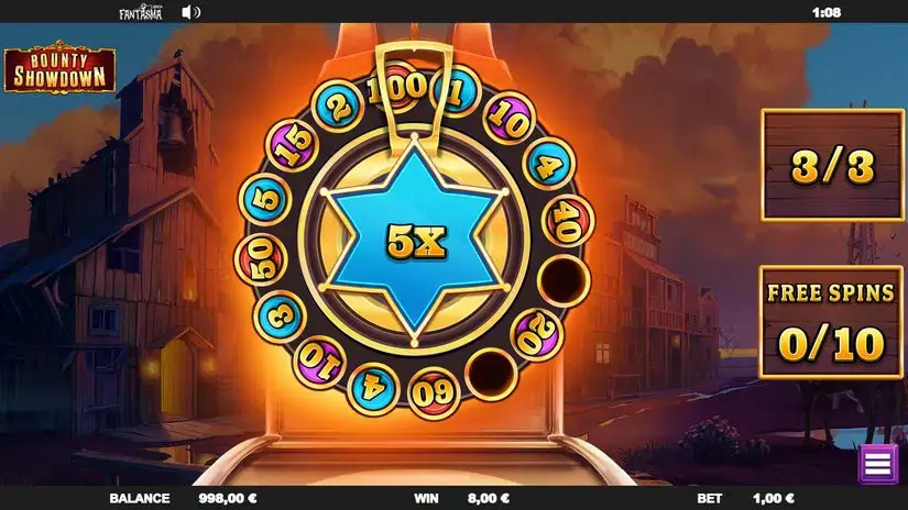 Bounty Showdown slot screenshot 3
