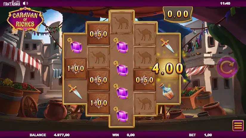 Caravan of Riches slot screenshot 5
