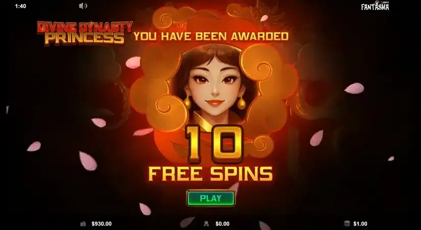 Divine Dynasty Princess slot screenshot 3