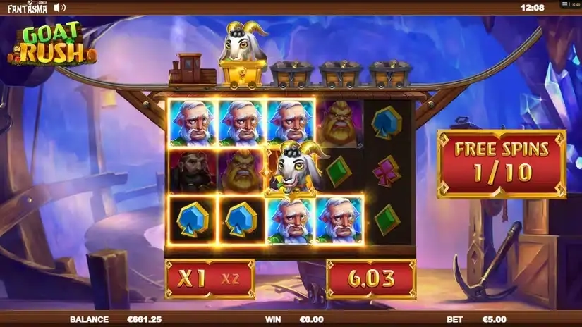 Goat Rush slot screenshot 4