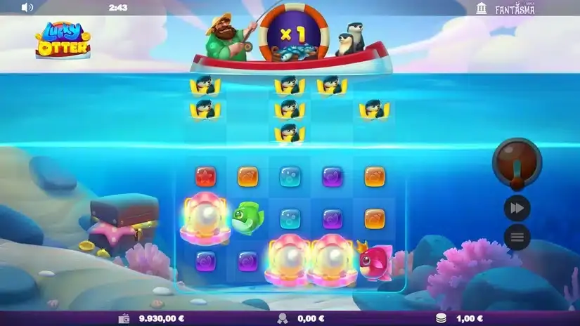 Lucky Otter slot screenshot 2