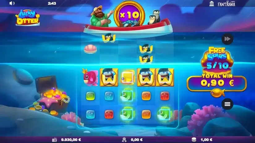 Lucky Otter slot screenshot 5