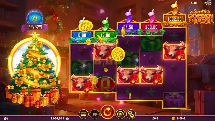 Santa’s Golden Christmas slot screenshot 3