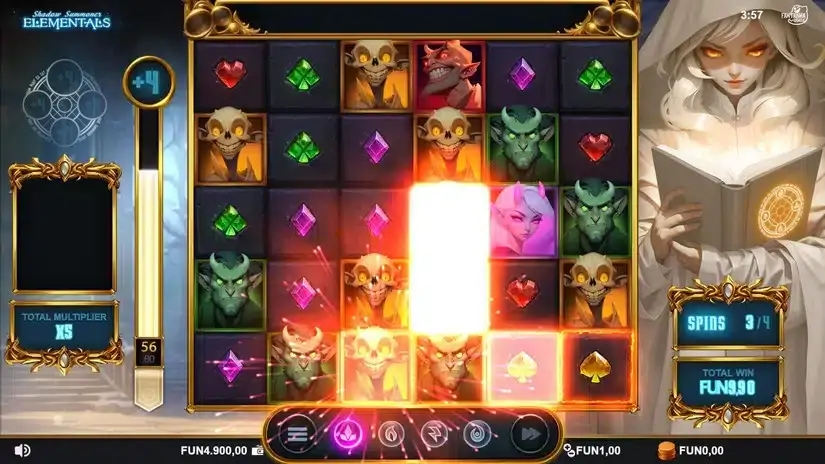 Shadow Summoner Elementals slot screenshot 
