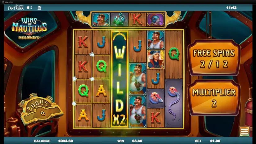 Wins of Nautilus Megaways slot screenshot 5