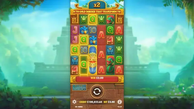 Fortune of Aztec slot screenshot 