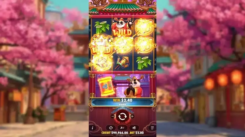 Lucky Panda slot screenshot 3