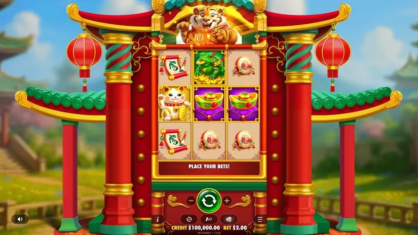 Lucky Tiger Gold slot screenshot 1