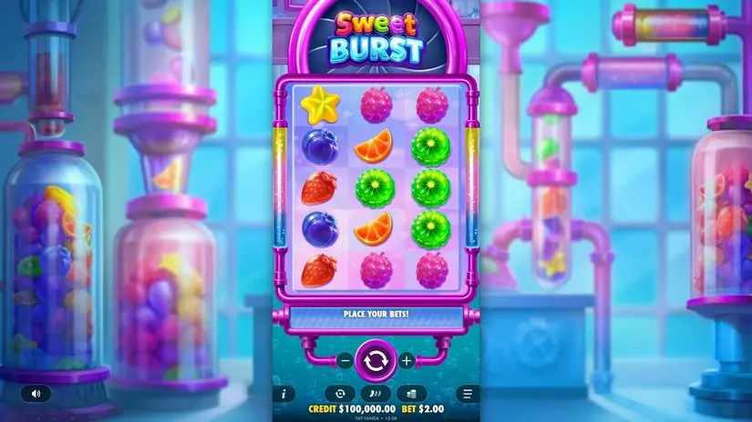 Sweet Burst slot screenshot 1