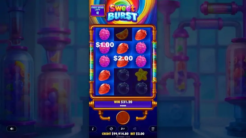 Sweet Burst slot screenshot 6