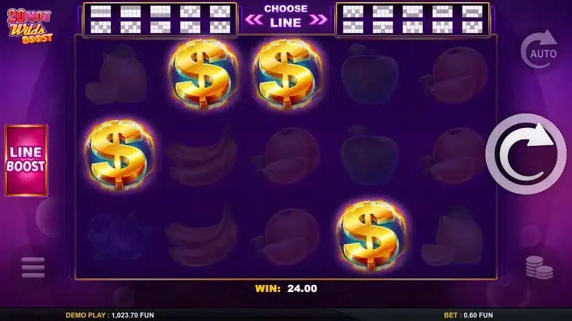 20 Hot Wilds Boost slot screenshot 4