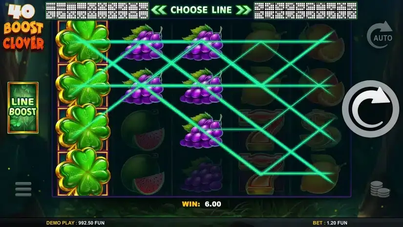 40 Boost Clover slot screenshot 3