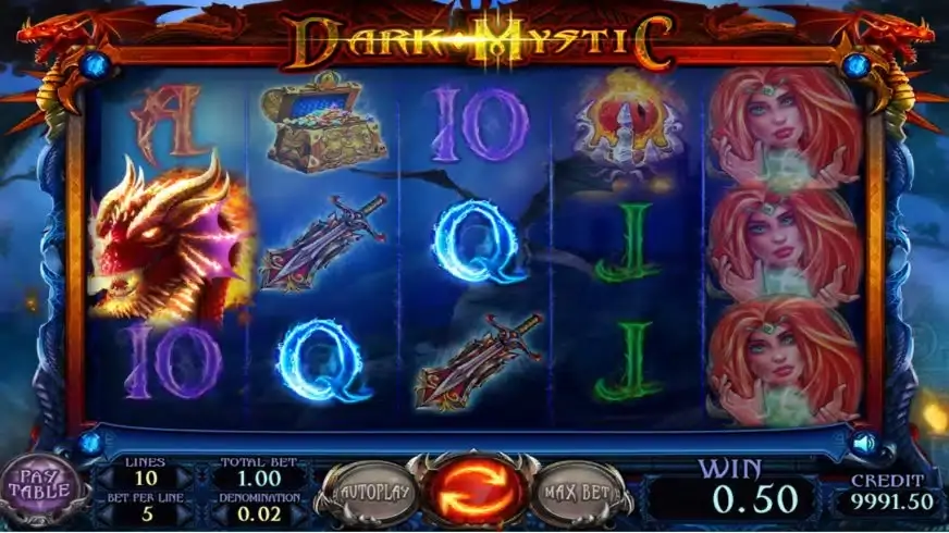 Dark Mystic slot screenshot 2