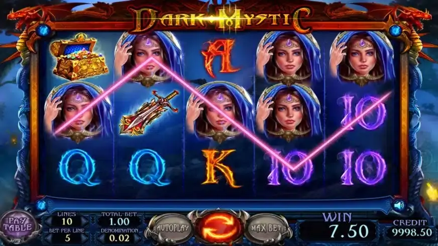 Dark Mystic slot screenshot 3