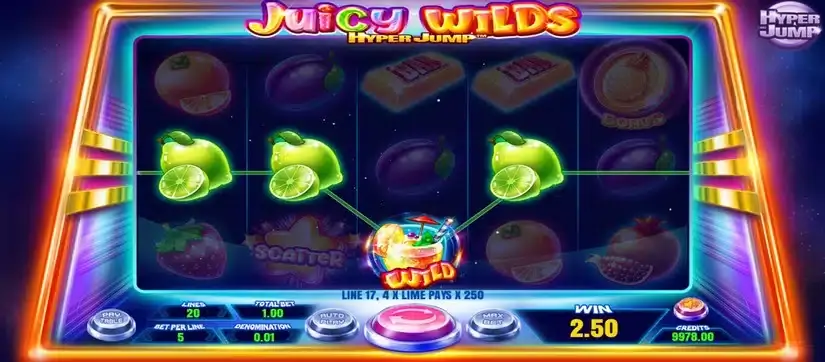 Juicy Wilds slot screenshot 4