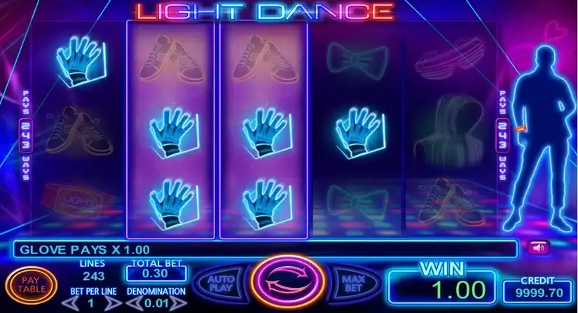 Light Dance slot screenshot 3