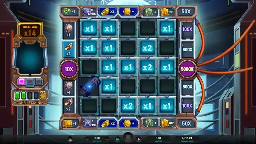 Cyber Vault slot screenshot 