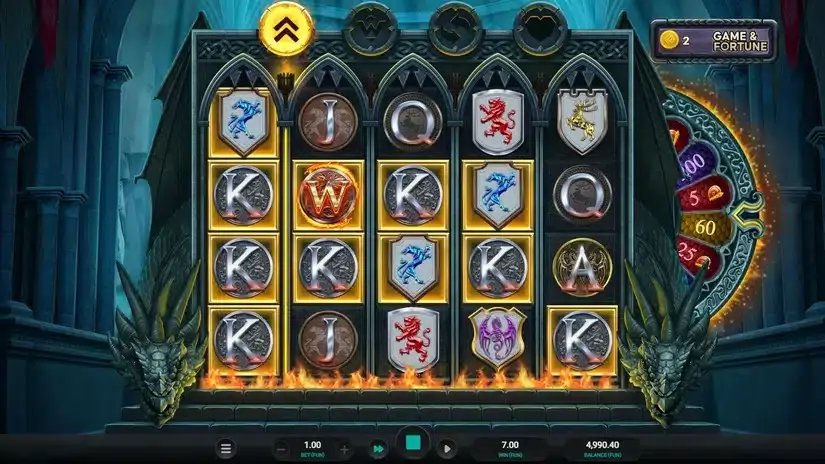 Temple of Fury Dream Drop slot screenshot 