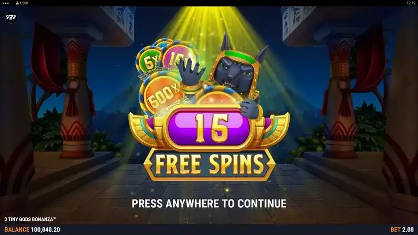 3 Tiny Gods Bonanza slot screenshot 7