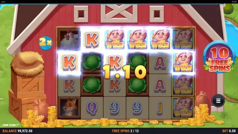 Oink Farm 2 slot screenshot 5