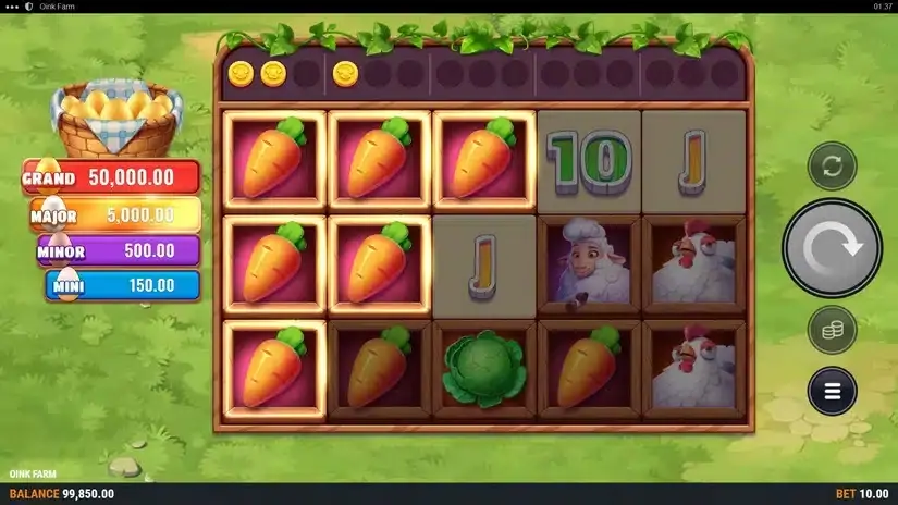 Oink Farm slot screenshot 4