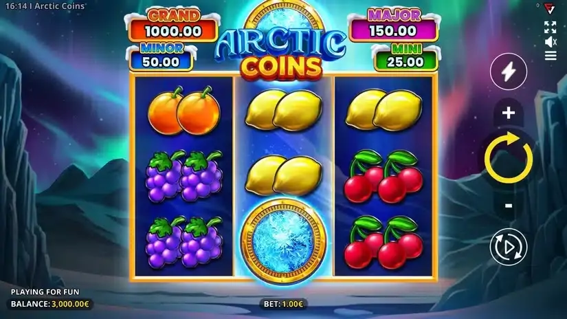 Arctic Coins: Running Wins slot screenshot 1