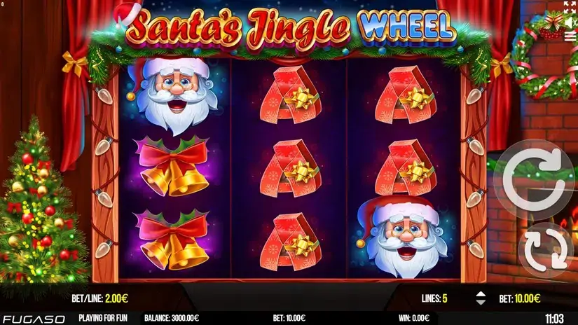 Santa’s Jingle Wheel slot screenshot 