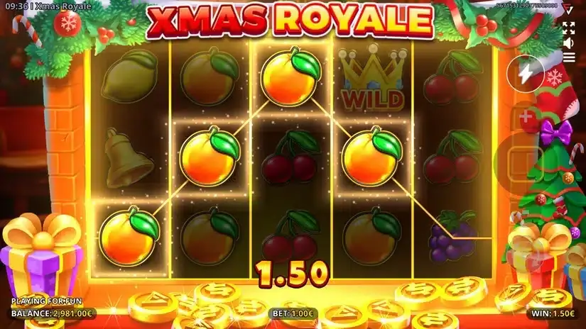 XMAS Royale slot screenshot 2