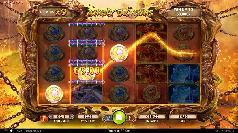 Angry Dragons slot screenshot 5