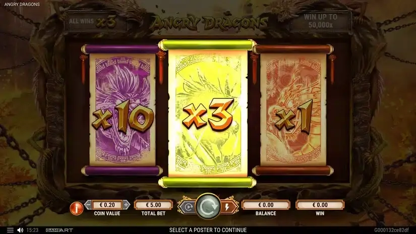 Angry Dragons slot screenshot 3