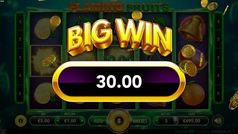 Flaming Fruits slot screenshot 4