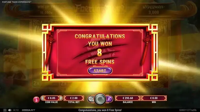 Fortune Tiger HyperWays slot screenshot 4