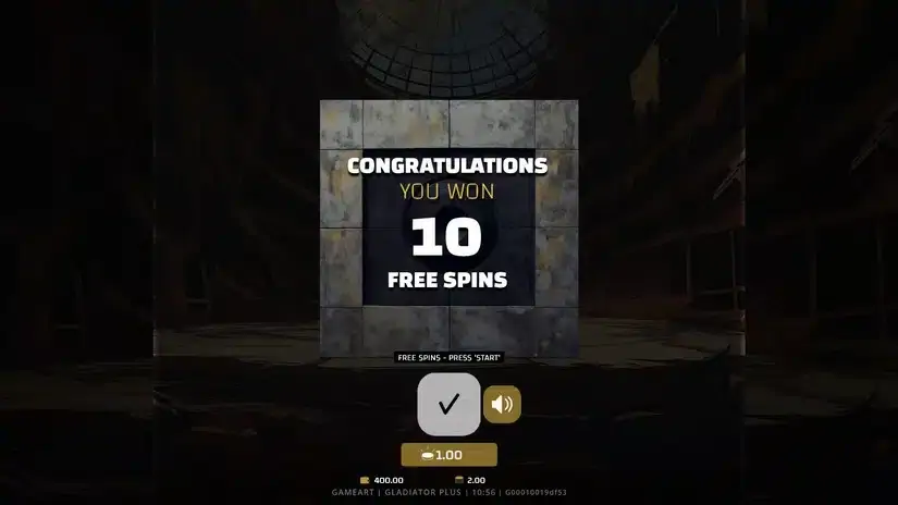 Gladiator+ slot screenshot 3