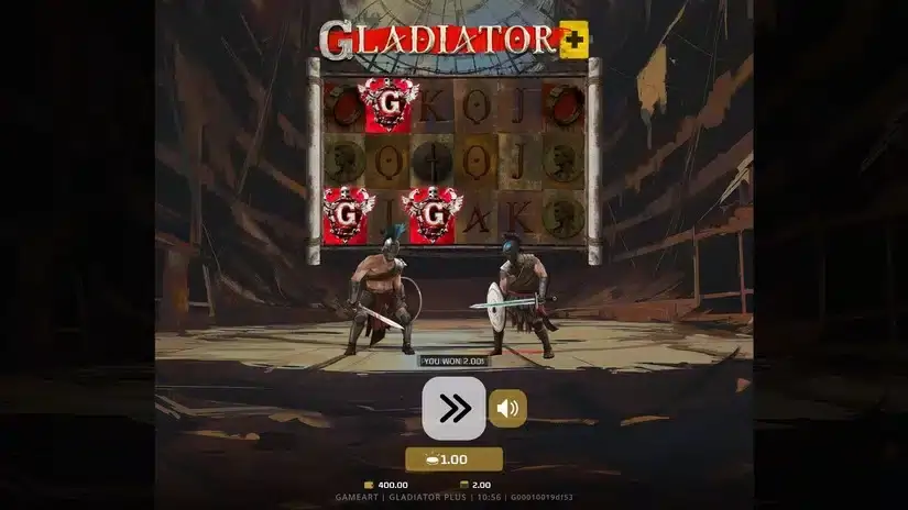 Gladiator+ slot screenshot 2