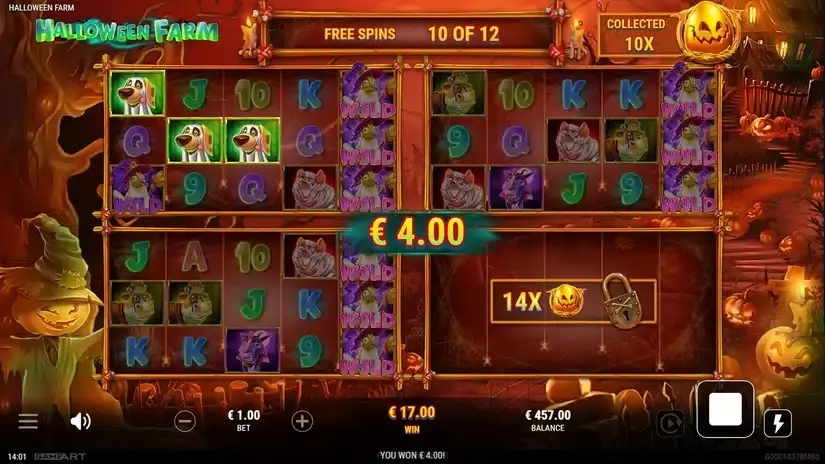 Halloween Farm slot screenshot 5