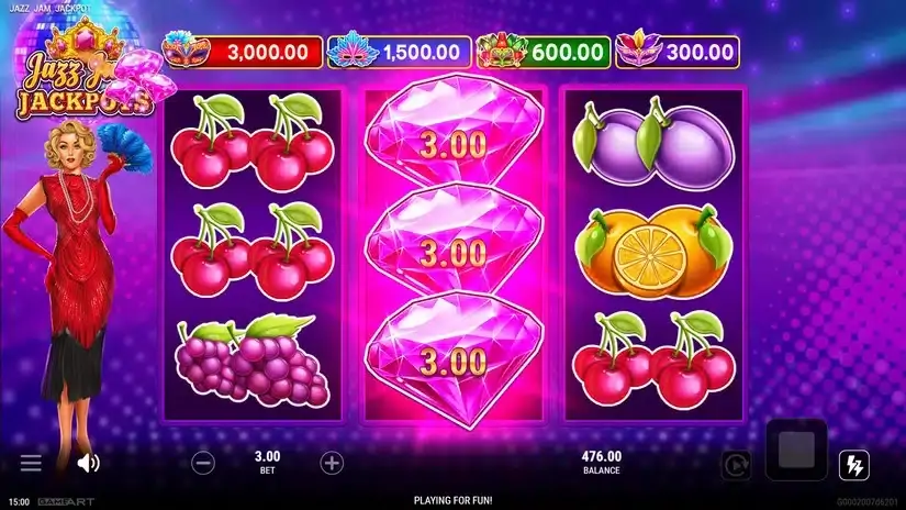 Jazz Jam Jackpots slot screenshot 2