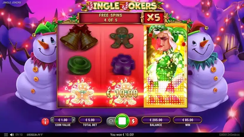 Jingle Jokers slot screenshot 8