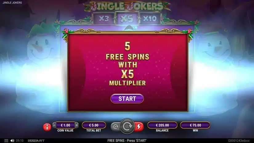 Jingle Jokers slot screenshot 7